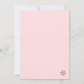 Invitation Fête de Noël Whimsical à la main (Dos)