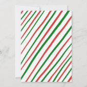 Invitation Fête de Noël Whimsical Cute Custom (Dos)