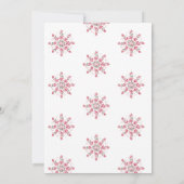 Invitation Fête de Noël Whimsical Main Drag (Dos)