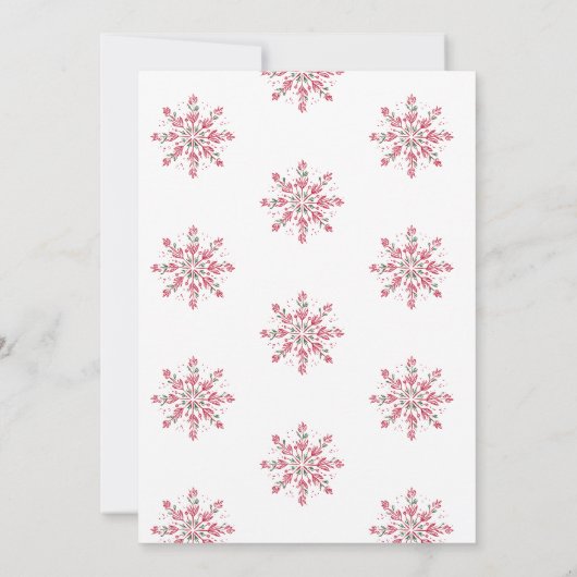 Invitation Fête de Noël Whimsical Main Drag (Dos)