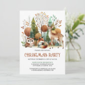 Invitation Fête de Noël Whimsland (Debout devant)