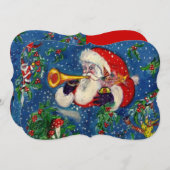 INVITATION FÊTE DE NUIT DE NOËL (Devant / Derrière)