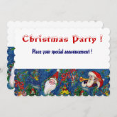 INVITATION FÊTE DE NUIT DE NOËL (Devant / Derrière)