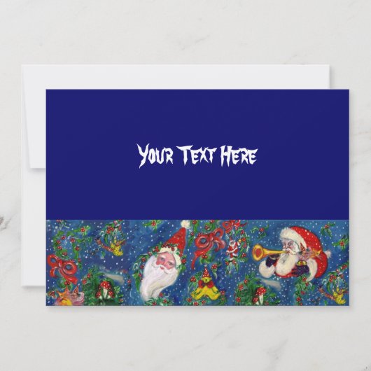 INVITATION FÊTE DE NUIT DE NOËL (Devant)