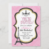 Invitation Fête de Paris (Devant)