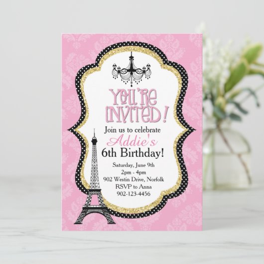 Invitation Fête de Paris (Debout devant)