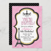 Invitation Fête de Paris (Devant / Derrière)