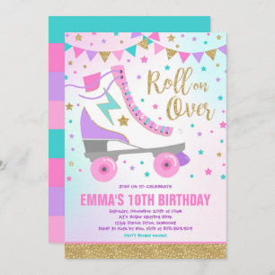 Invitation Fête de patinage artistique