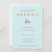 Invitation Fête de patins à roulettes (Devant)