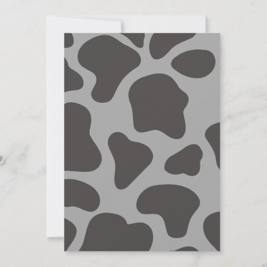 Invitation Fête de patte de chien chiot mignon  (Dos)