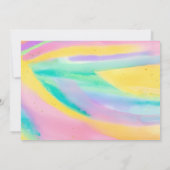 Invitation Fête de peinture Art Editable Fête Anniversaire Ph (Dos)