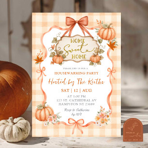 Invitation Fête de pendaison de crémaillère Coquette Cottage