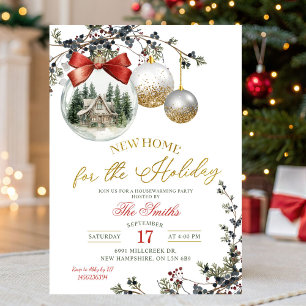 Invitation Fête de pendaison de crémaillère Minimaliste de No