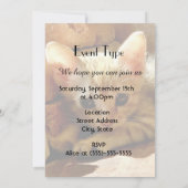 Invitation Fête de Petit Chat Mignon (Dos)