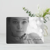 Invitation Fête de photographie du lycée Purple moderne (Debout devant)