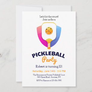 Invitation Fête de Pickleball