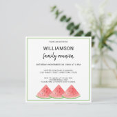 Invitation Fête de pique-nique de la Réunion d'été (Debout devant)