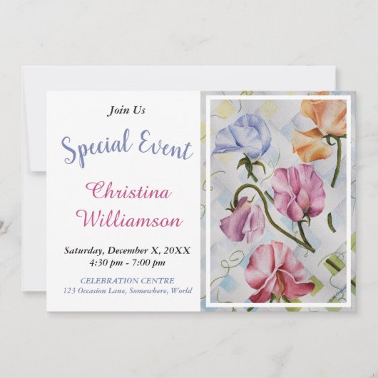 INVITATION FÊTE DE PISCINE (Devant)