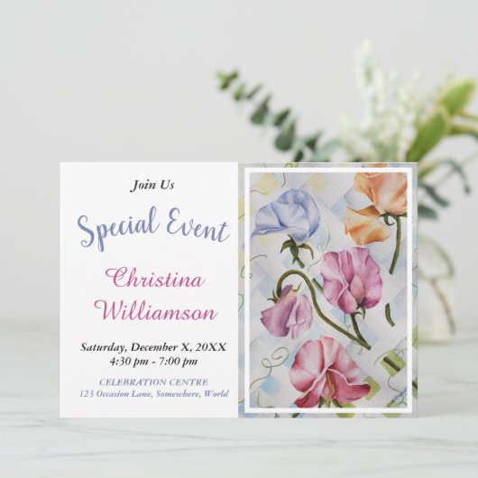 INVITATION FÊTE DE PISCINE (Debout devant)