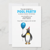 Invitation Fête de piscine d'été Anniversaire (Devant)