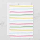 Invitation Fête de piscine moderne Summer Sweet 16 Anniversai (Dos)