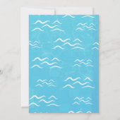 Invitation Fête de piscine modifiable Bassin Fête d'anniversa (Dos)