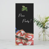 Invitation FÊTE DE PIZZA, DÎNER DE CUISINE ITALIENNE, brunch (Debout devant)