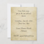 Invitation Fête de plage (Dos)