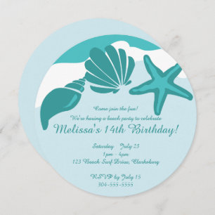 Invitation Fête de plage