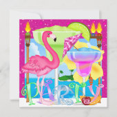 Invitation Fête de plage paradisiaque / Luau (Devant)