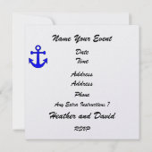 Invitation Fête de plage - SRF (Dos)