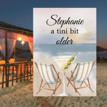 Fête de plage un peu plus vieille drôle 50e annive