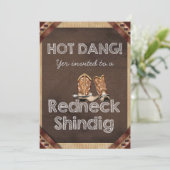 Invitation Fête de plouc (Debout devant)