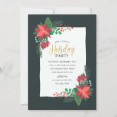 Invitation Fête de Poinsettia (Devant)