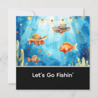 Fête de poissons thème Texas