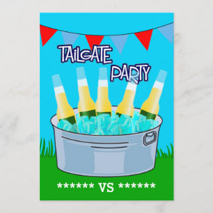 Invitation Fête de porte arrière
