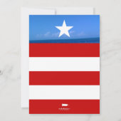 Invitation Fête de Porto Rico (Dos)