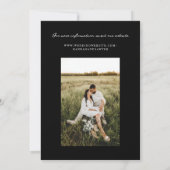 Invitation Fête de Pré-Mariage Sushi Blanc (Dos)