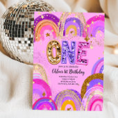 Invitation Fête de premier anniversaire pour filles