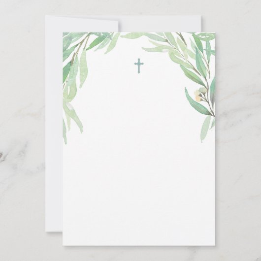 Invitation Fête de première communion pour Latino, Primera Co (Dos)