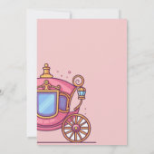 Invitation Fête de Princesse de Conte de Fées (Dos)