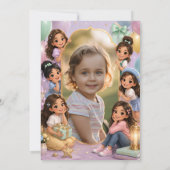 Invitation Fête de Princesse Luxueuse (Dos)