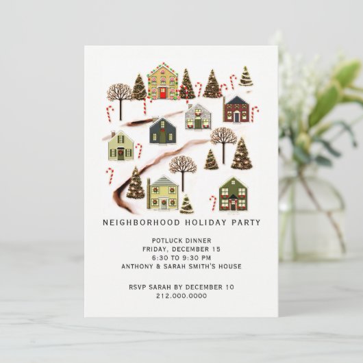 Invitation Fête de quartier (Debout devant)