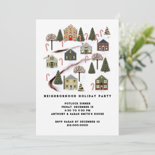 Invitation Fête de quartier (Debout devant)