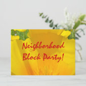 Invitation Fête de quartier ! Annonces d'invitation (Debout devant)