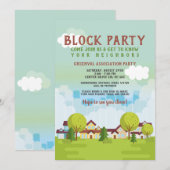 Invitation Fête de quartier communautaire (Devant / Derrière)