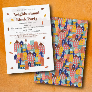 Invitation Fête de quartier d'automne