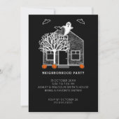 Invitation Fête de quartier Halloween (Devant)