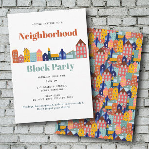 Invitation Fête de quartier Rencontrez vos voisins
