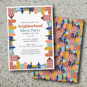 Invitation Fête de quartier Rencontrez vos voisins
